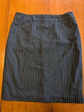 Jones New York Pinstripe Pencil Skirt